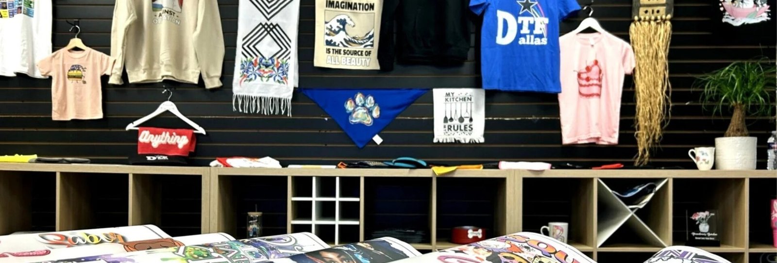 DTF Dallas direct-to-film printing facility in Richardson, Texas