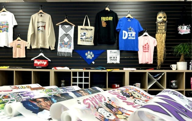 DTF Dallas direct-to-film printing facility in Richardson, Texas